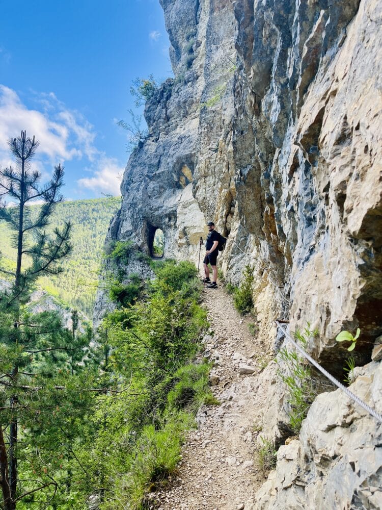 Sentier en balcon, Trail du Vercors au Ventoux