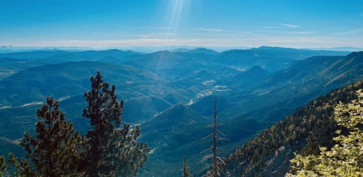 Vue à couper souffle en montant au sommet du Ventoux, Trail du Vercors au Ventoux