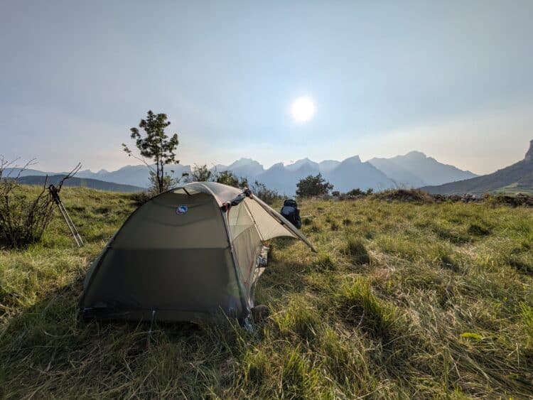 Bivouac, Tour du Dévoluy à pied