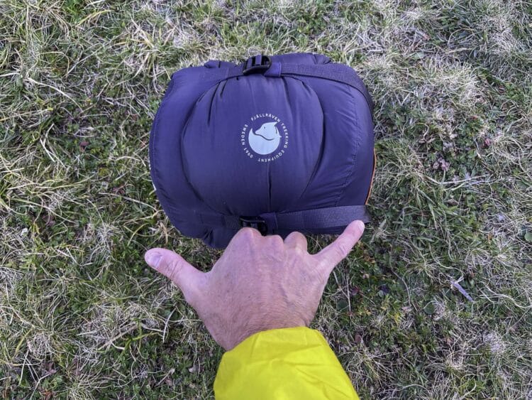 Test Sac de couchage Fjällräven Keb Three Seasons