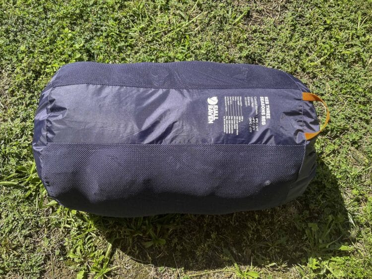 Test Sac de couchage Fjällräven Keb Three Seasons