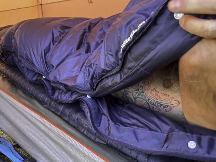 Test Sac de couchage Fjällräven Keb Three Seasons