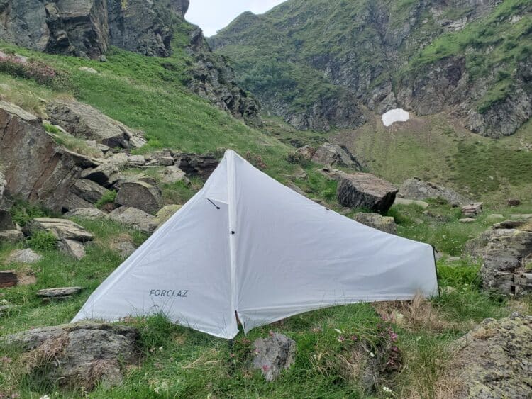 Test Tente tarp Simond MT900 2 places