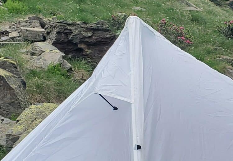 Ventilation Test Tente tarp Simond MT900 2 places