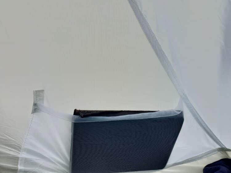 Poche test Tente tarp Simond MT900 2 places