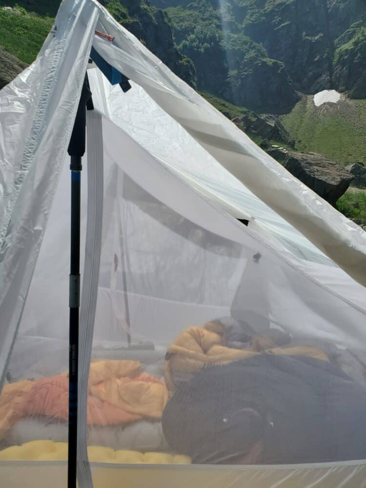 Test Tente tarp Simond MT900 2 places