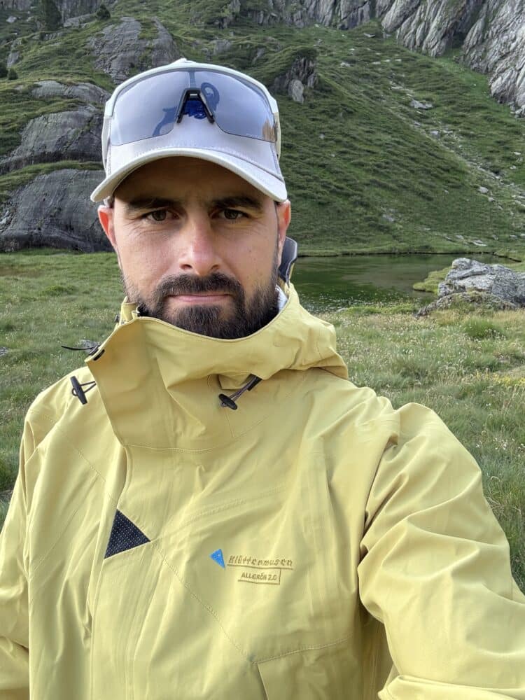 Test Veste Impermeable Klättermusen Allgrön 2.0