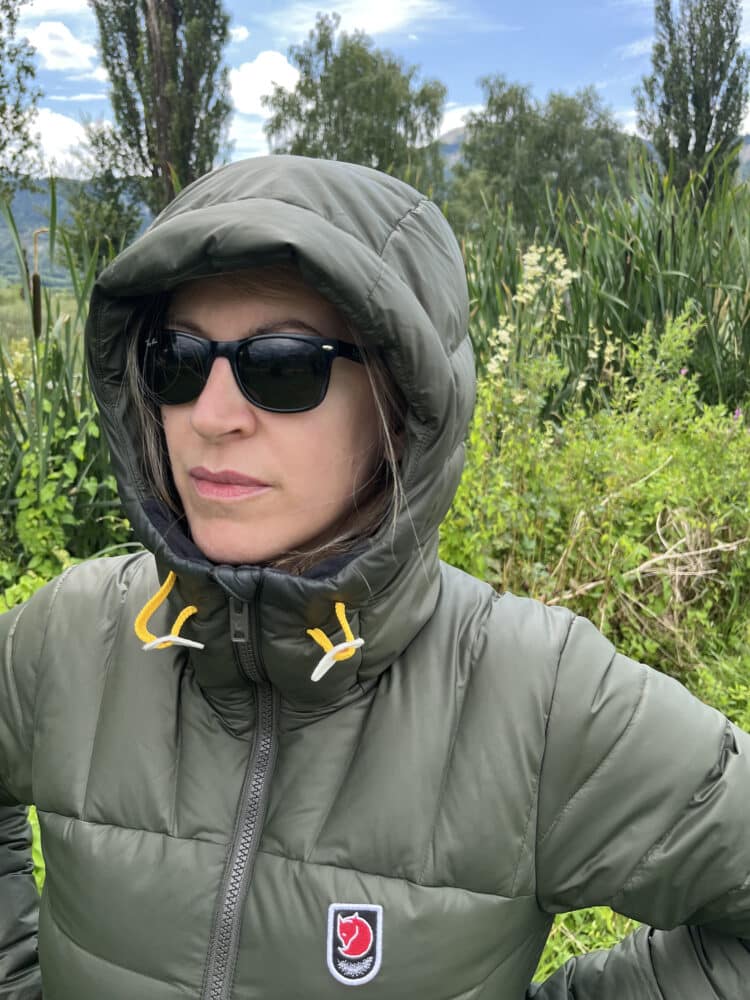 Col et capuche Fjällräven Expedition Pack Down Hoodie W