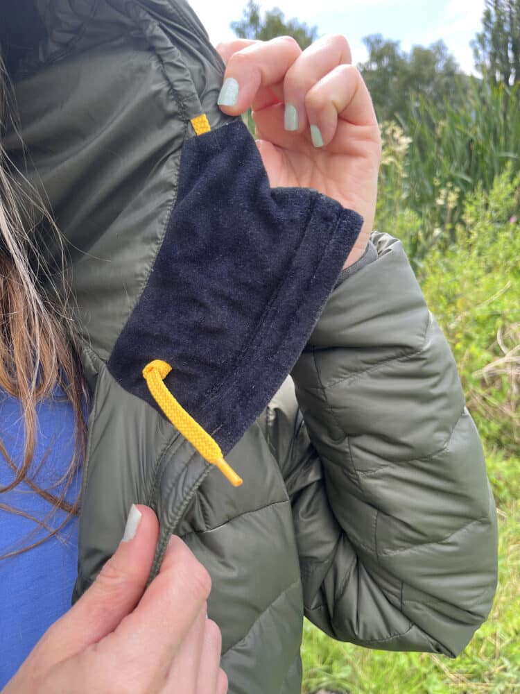 intérieur col Fjällräven Expedition Pack Down Hoodie W