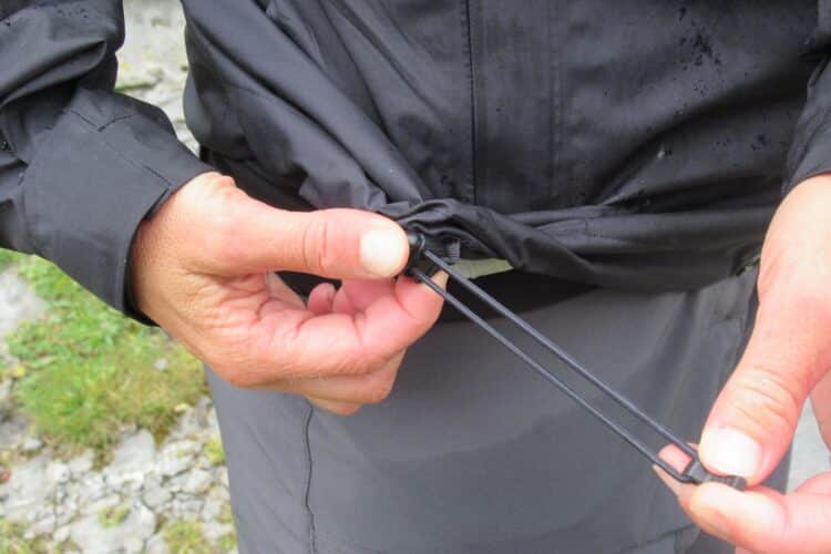 Ajustement Taille Veste Imperméable Black Diamond Fineline Stretch Shell