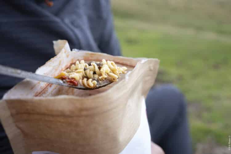 Test comparatif 8 plats lyophilisés pâtes bolognaise