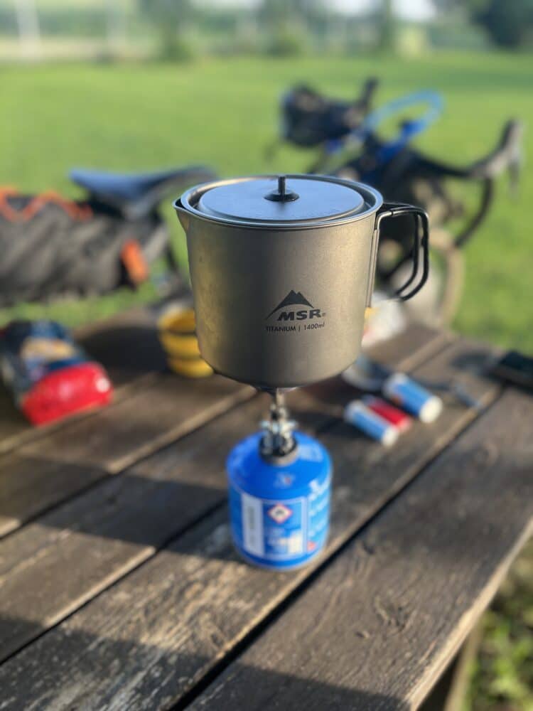 Test Bouilloire MSR Titan 1400 ml