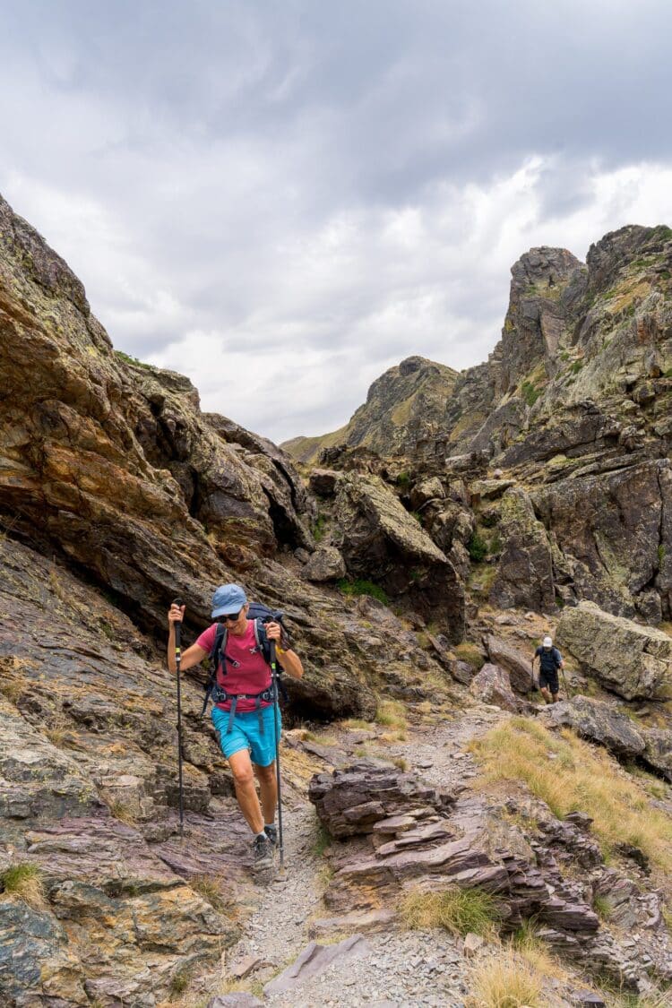 Arrivée au col de l'Hourquette d'Alans