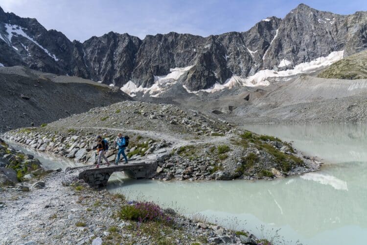 Lac du glacier d'Arsine