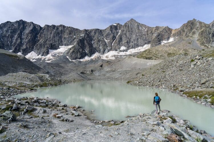 Lac du glacier d'Arsine