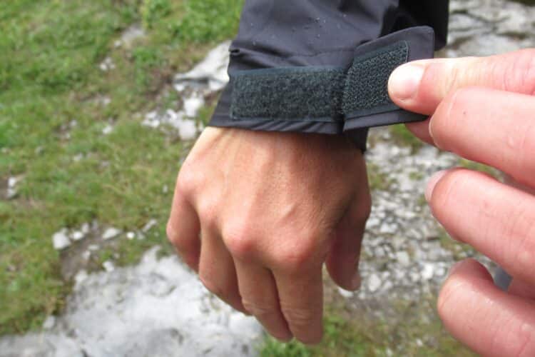 Velcros Poignet Veste Imperméable Black Diamond Fineline Stretch Shell