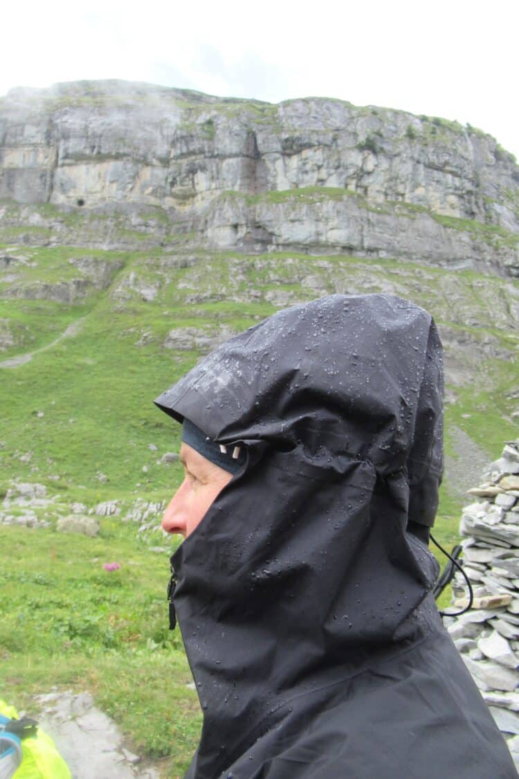 Visière Capuche Veste Imperméable Black Diamond Fineline Stretch Shell