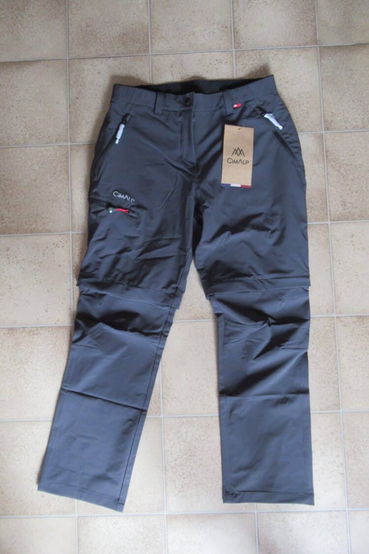 Face avant du pantalon CimAlp Claret F
