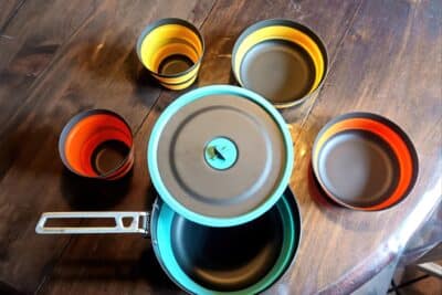Test Kit de Cuisine Sea to Summit Frontier Ultralight Collapsible One Pot Cook Set