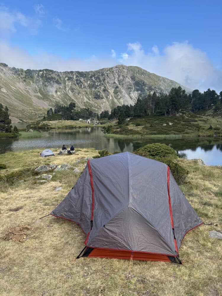 Bivouac au lac de Bastan, Pyrénées