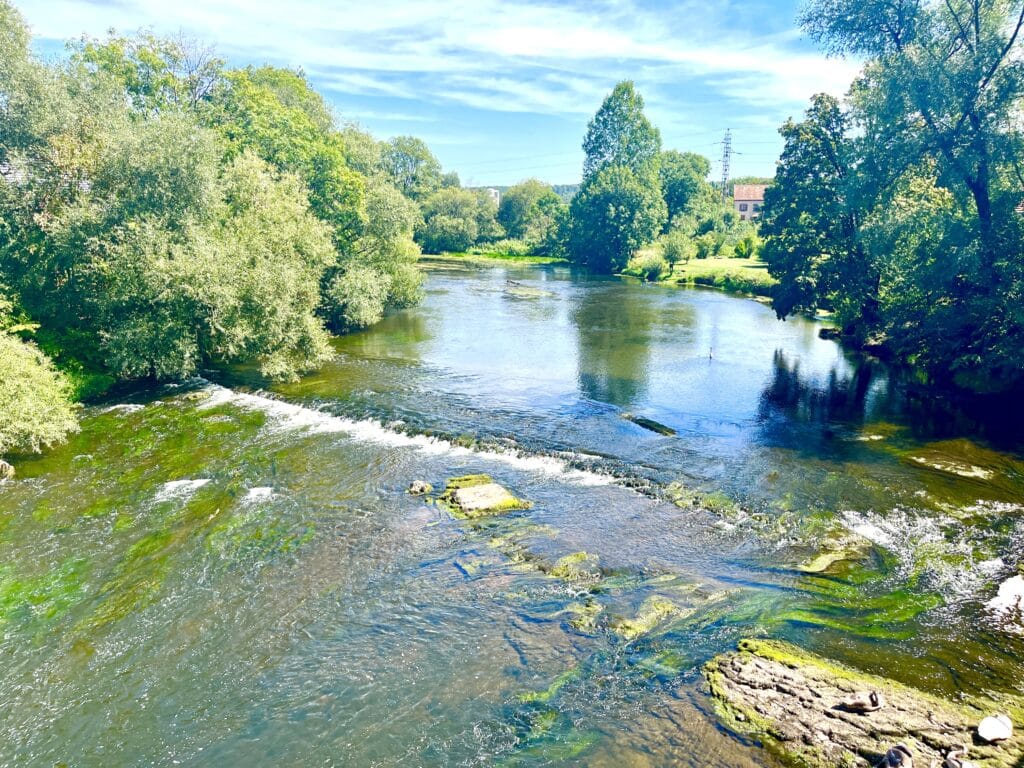 EuroVelo 6 entre Montbéliard et L'Isle-sur-le-Doubs