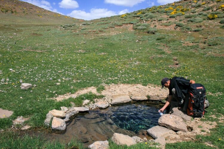 Source, Traversée Orientale du Haut-Atlas