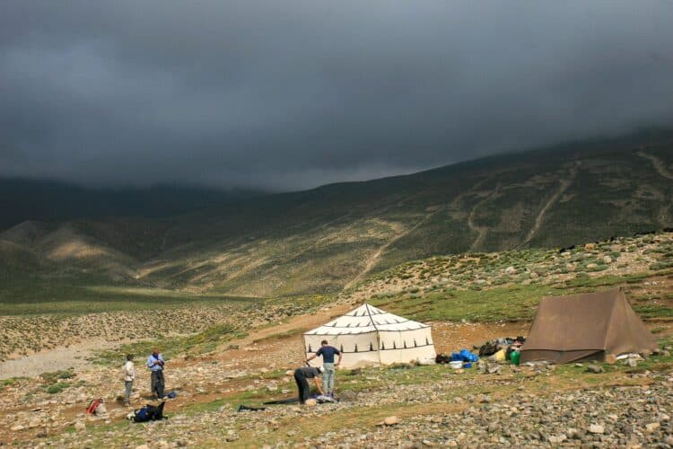 Bivouac, Traversée Orientale du Haut-Atlas