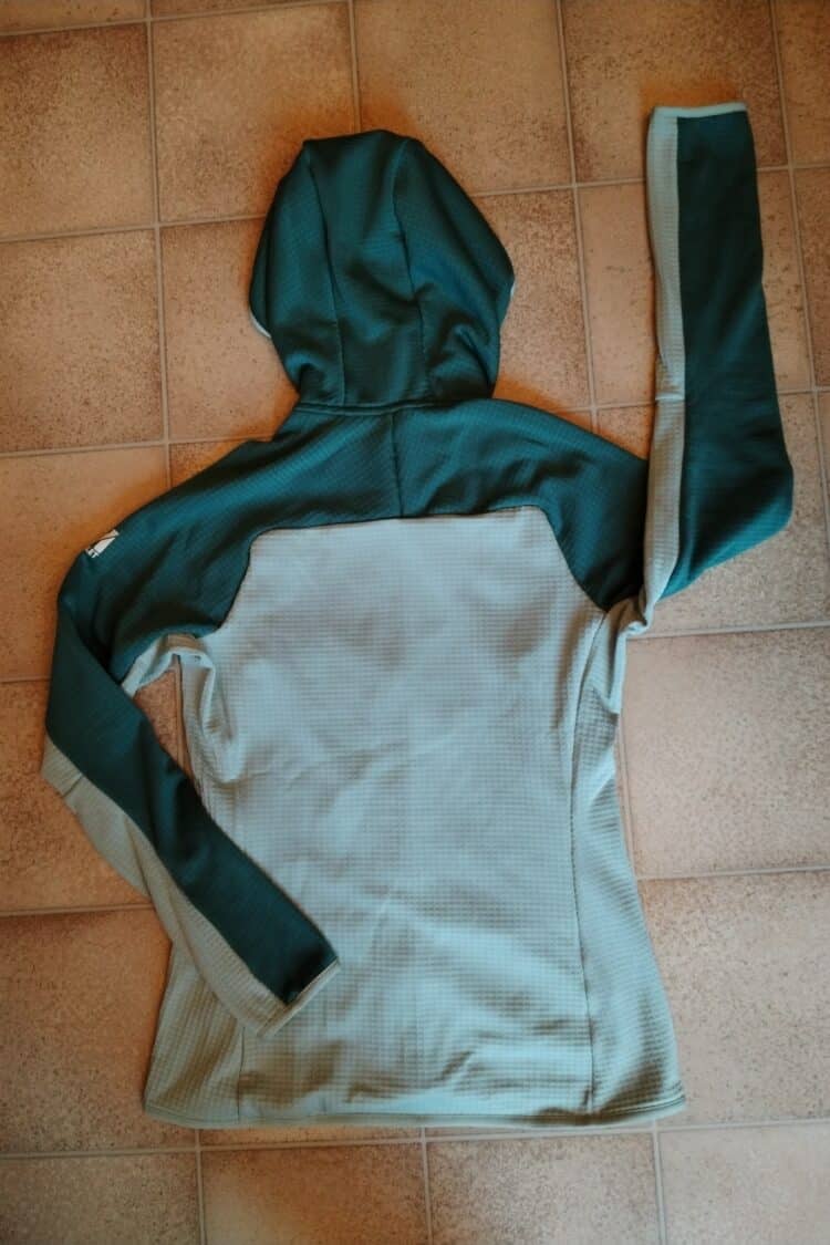 Face arrière de la polaire Fusion Grid Hoodie