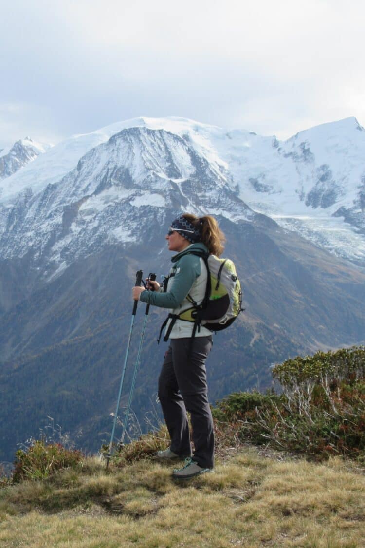 Vue de côté du pantalon Claret F