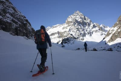 Randonnée raquettes aux sources de la Romanche
