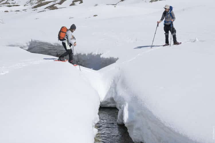 Randonnée raquettes aux sources de la Romanche