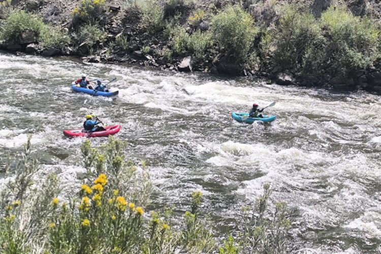 Kayak sur le Colorado