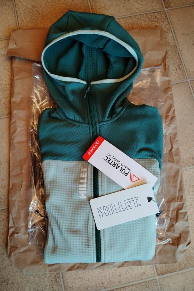 A réception de la Millet Fusion Grid Hoodie