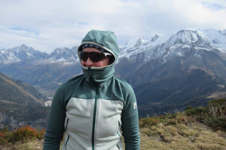 Capuche cagoule de la polaire Millet Fusion Grid Hoodie