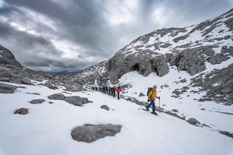 Raquettes dans les Picos des Europa