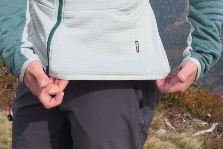 Tissu stretch de la Millet Fusion Grid Hoodie W