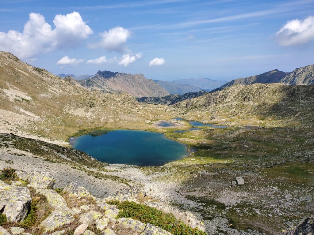 Lac de la Hourquette depuis le Col de Bastanet