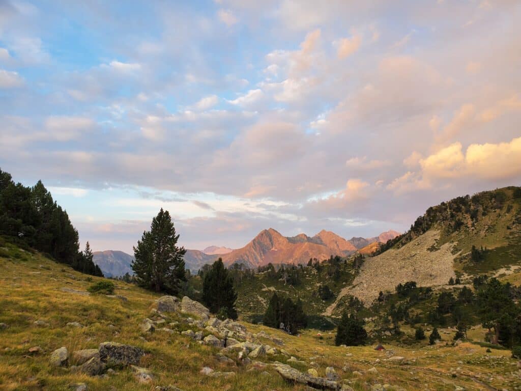Au bord du Lac de Bastan