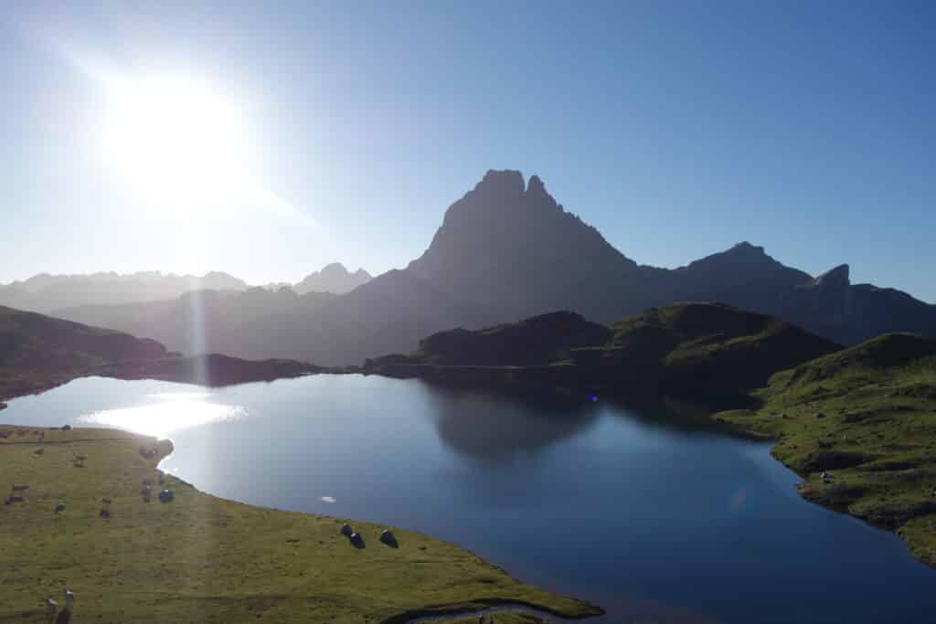 Pic du Midi d'Ossau depuis le lac d'Ayous