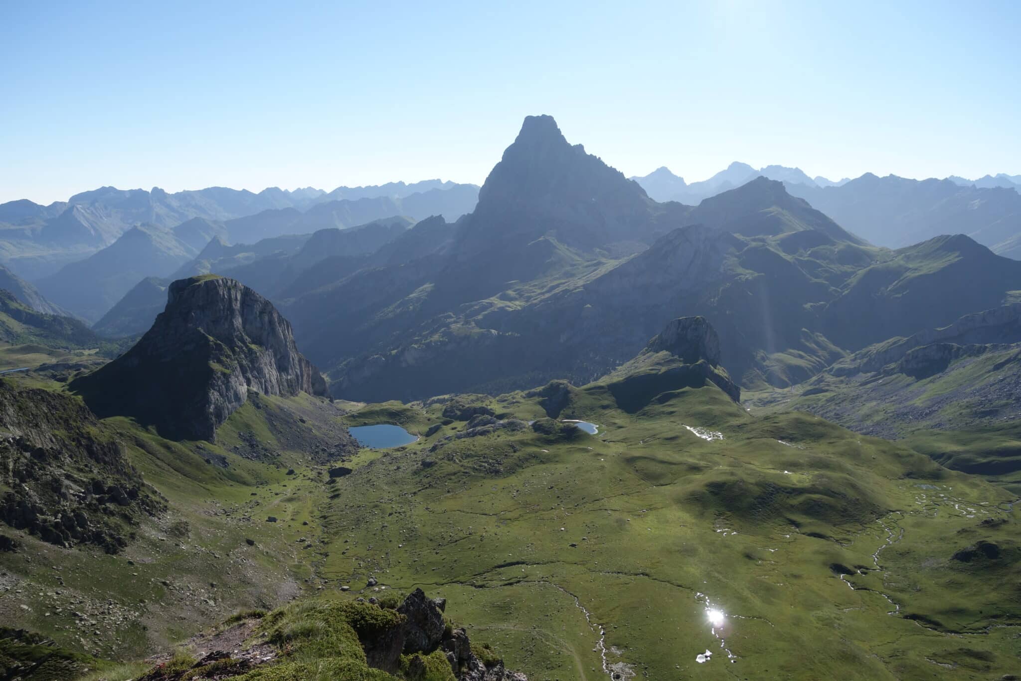 Pic du Midi d'Ossau depuis le Pic des Moines