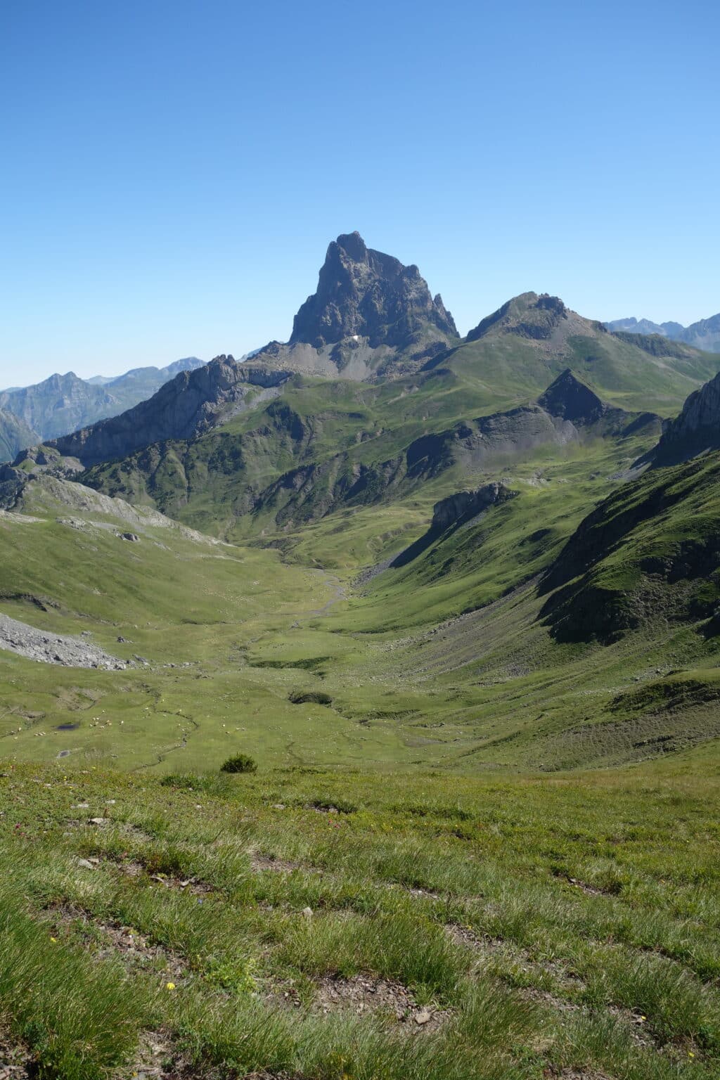 Pic du Midi d'Ossau depuis la Punta Malacara
