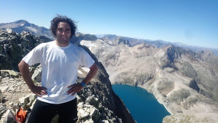 Vue depuis le col inférieur du Litérole, Sentier des refuges du Luchonnais