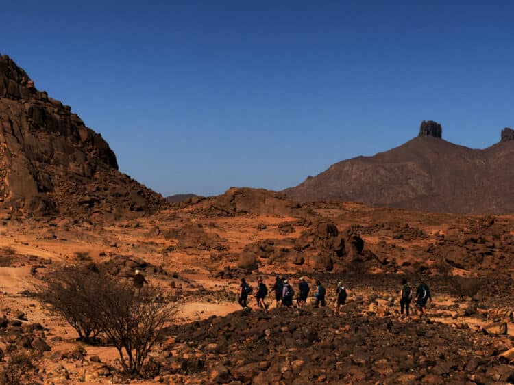 Trek sur le tassili des Ajjers