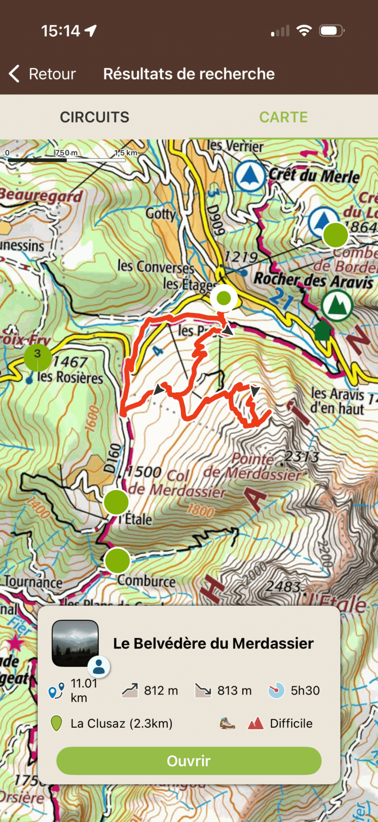 Suggestions d'activités sur Visorando