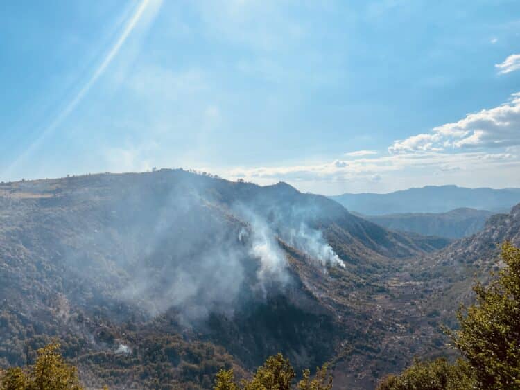 Incendie, Transdinarica à vélo