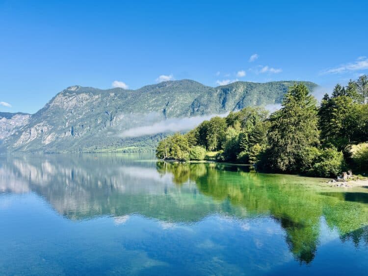 Lac de Bohinj, Transdinarica à vélo