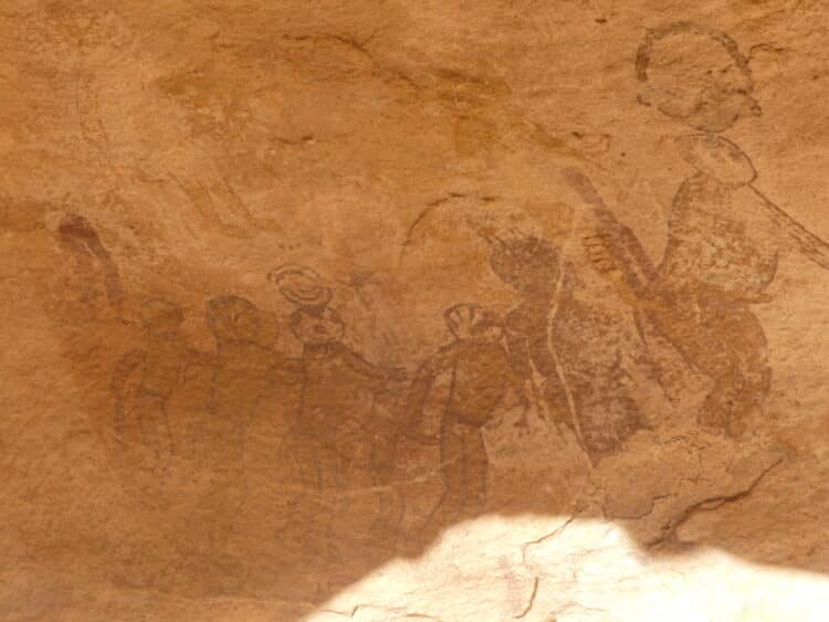 Peintures rupestres à Idjabaren