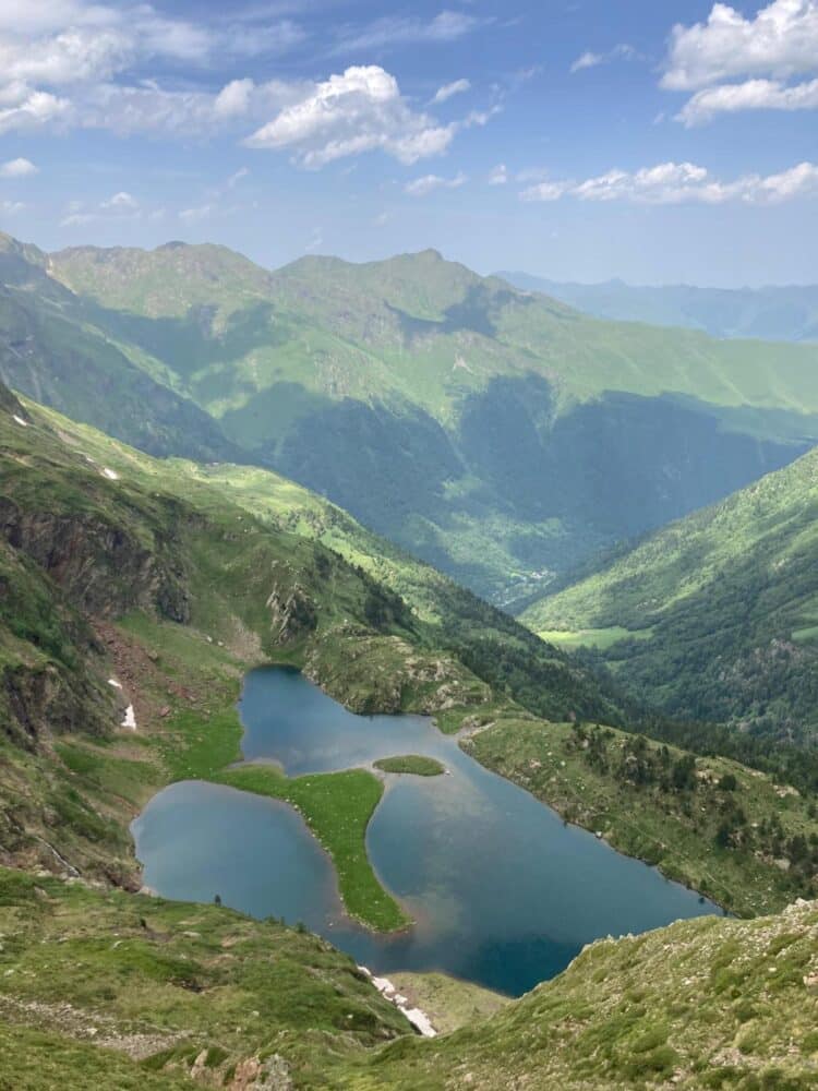 Lac Vert, Sentier des refuges du Luchonnais