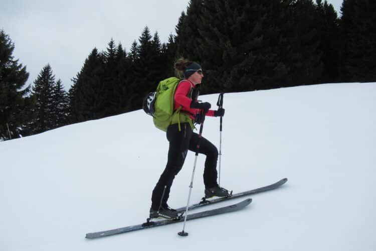 Les bâtons Komperdell Contour Titanal 2 Foam en pratique