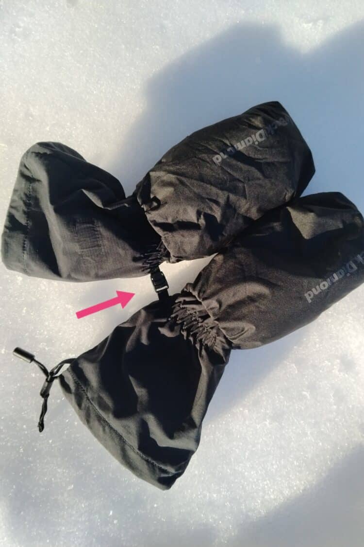 Clips de fixation des gants Helio Tour